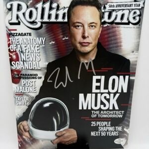 Elon Musk Autograph With COA